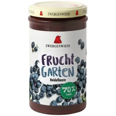 BIO POMAR - Doce de Mirtilo 70% de fruta c/ xarope de agave, 225g
