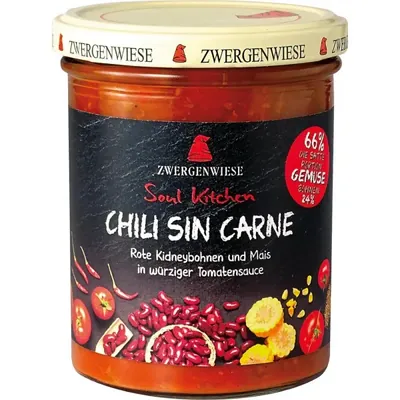 BIO - Soul Kitchen - Chilli s/ carne, s/ GLÚTEN, 370g