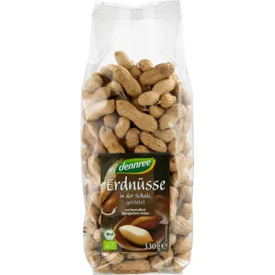 BIO - Amendoins tostados c/ casca, 330g