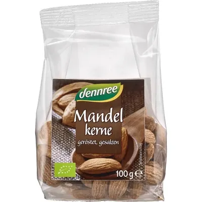 BIO - Amêndoa, tostada e salgada, 100g