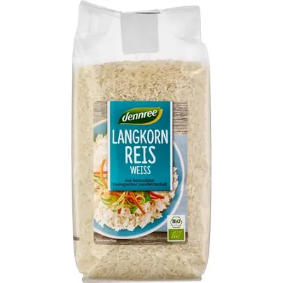 BIO - Arroz branco, agulha, Paquistão, 1Kg
