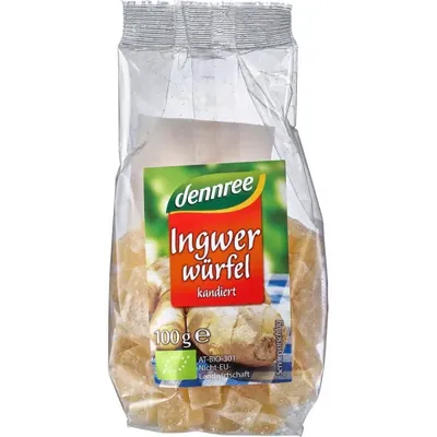 BIO - Cubos de Gengibre 100g
