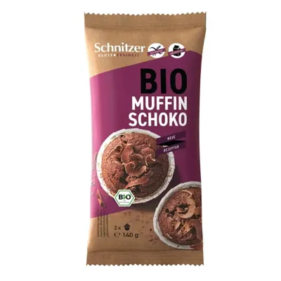 BIO - Muffins de chocolate, SEM GLÚTEN, 2x70G
