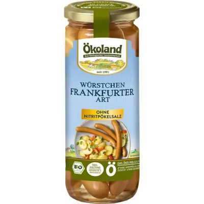 BIO - Salsichas tipo Frankfurter, 540g (250g)