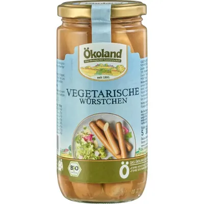 BIO - Salsichas vegetais, tipo vienenses, 380g(200g)