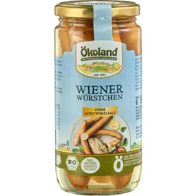 BIO - Salsichas vienenses, 380g (180g)