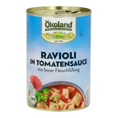 BIO - Ravioli recheado c/ carne em molho de Tomate, 400g