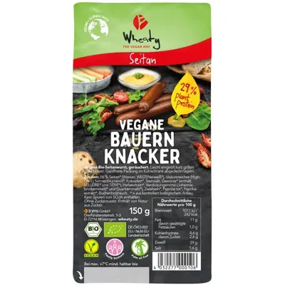 BIO - Salsicha VEGAN tipo caseira para grelhar, 150g