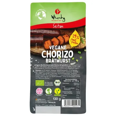 BIO - Chouriço VEGAN p/ grelhar, 130g