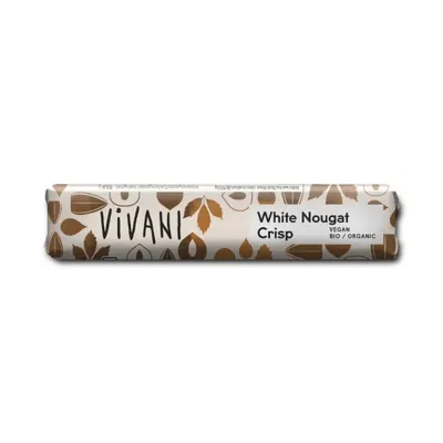 VIVANI - Chocolate BIO - Nougat branco crocante, VEGAN, 35g