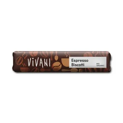 VIVANI - Chocolate BIO - Creme de café expresso e biscoito, 40g