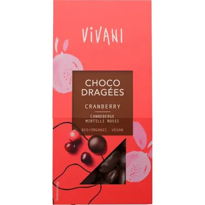 VIVANI - Chocolate BIO - Drageias de Chocolate com Arandos, 75g