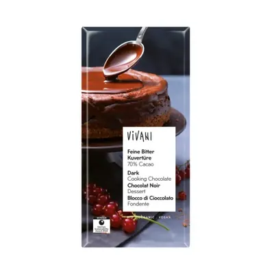 VIVANI - Chocolate BIO - Escuro Culinária, 150g