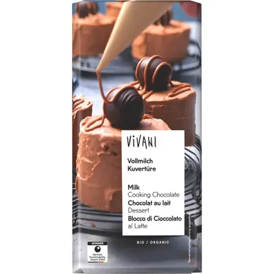VIVANI - Chocolate BIO - Leite Culinária, 150g