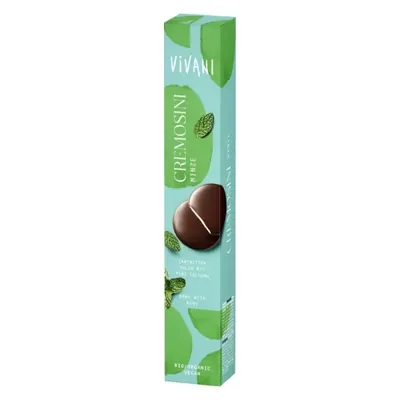 BIO - VIVANI- Gotas de Chocolate de Menta Cremosini, 100g
