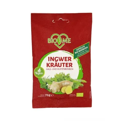 BIO - Rebuçados de Gengibre, 75g
