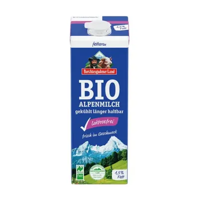 BIO - Leite fresco pasteurizado SEM Lactose, Meio Gordo 1,5% ESL, 1L