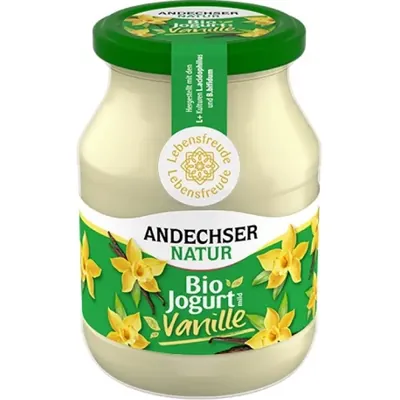 BIO - Iogurte suave Baunilha  3,8%, 500g