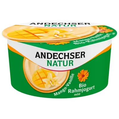 BIO - Iogurte de natas Manga-Baunilha 10%, 150g