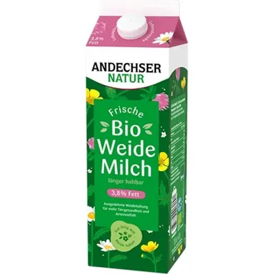 BIO - Leite fresco pasteurizado Gordo 3,8% ESL, 1L