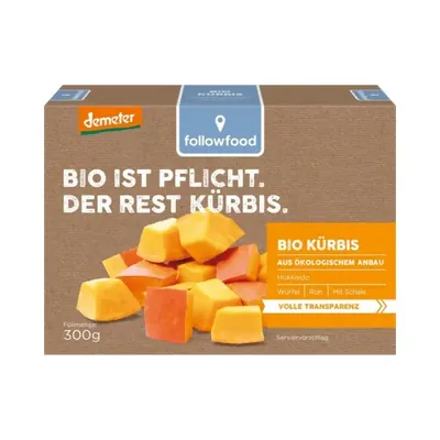 BIO - Abóbora tipo "Banana Rosa", Demeter, 300g