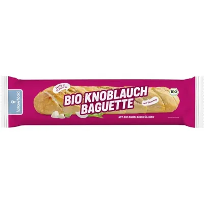 BIO - Baguete de Alho, Vegan, (fermentação longa), 175g