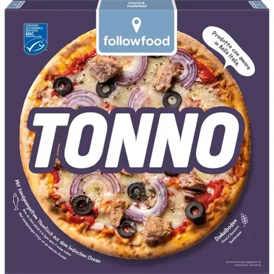 BIO - Pizza de Atum MSC, Forno de Pedra a Lenha, 329g