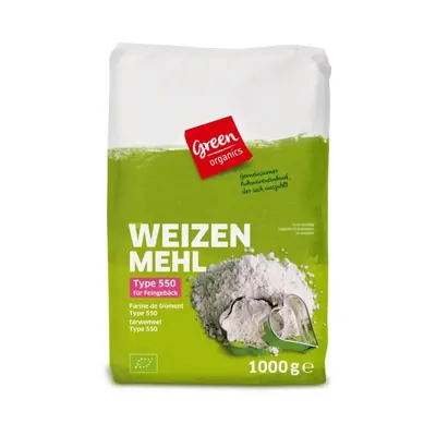 BIO - Farinha de TRIGO tipo 550, 1Kg