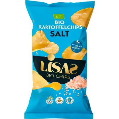 BIO - Chips de batata c/ sal marinho, 115g