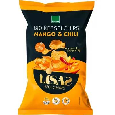 BIO - Chips de batata c/ chilli & manga, 115g