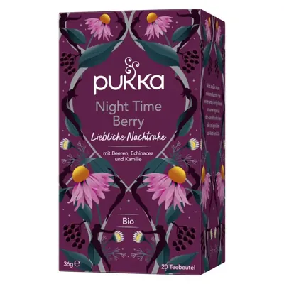 BIO - PUKKA - Chá Baga Noturna, 20 saq. x 1,6g