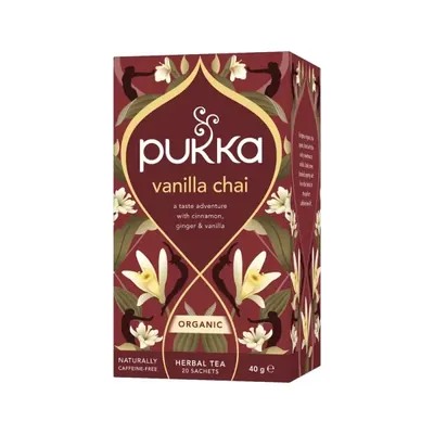 BIO - PUKKA - Baunilha Chai,  20 saq. x 2g