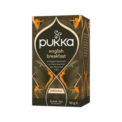 BIO - PUKKA - English Breakfast, 20 saq. x 2,5g