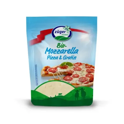 BIO - Queijo Mozzarella ralado, 150g