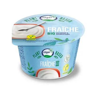 BIO - Creme Fraîche com base de Amêndoa e Soja, VEGAN, 180g