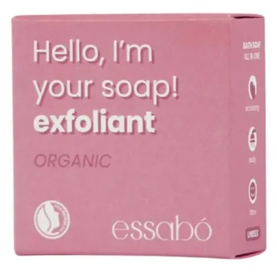 ESSABÓ - Sabonete Orgânico, Exfoliante, 120g
