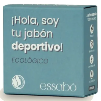 ESSABÓ - Sabonete Orgânico, Desportivo, 120g