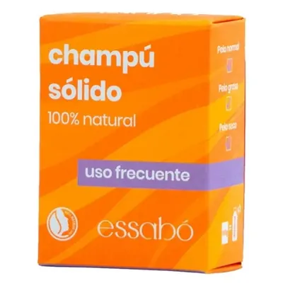 ESSABÓ - Champô sólido 100% Natural, Uso diário, Mangifera Indica - Óleo de Rícino, 100g
