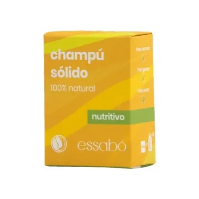 ESSABÓ - Champô sólido 100% Natural, Nutritivo, Óleo de Abacate e Argão, 100g